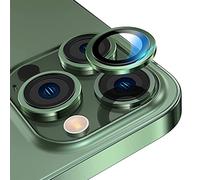 Niboow Protector de Lente de Cámara Compatible con iPhone 14 Pro /14 Pro Max, HD Cristal Templado Protectores para Objetivos, Aleación de Aluminio Protector Film para iPhone 14 Pro /14 Pro Max-Verde