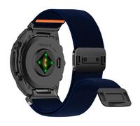 Niboow QuickFit 20mm Nailon Correa para Garmin Fenix 8 43mm/Fenix 7S Pro Solar/Fenix 7S/ Fenix 6S/Fenix 6S Pro/Fenix 5S, Transpirable Elasticidad Magnética Correa para Garmin Descent Mk3S - Azul