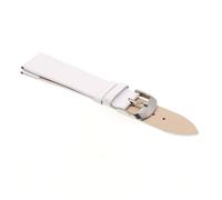 NIBOTT 1pcs 12 mm 14 mm 16 mm 18 mm 20 mm 22 mm Reloj de cuero de grano suave Pulseras de reloj Band Men and Women Straps(Wei,18mm)