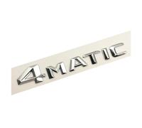 NIBOTT 2015 3D ABS Letras cromadas for Coches Insignia del Maletero Trasero CDI 4MATIC Logo B260 Emblema Apto for Mercedes W246 B260 W245 Accesorios Adhesivos(4matic Chrome)