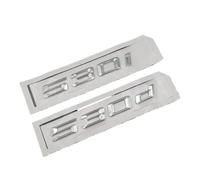 NIBOTT ABS 3D Letras del Coche Insignia del Maletero Trasero calcomanía Adecuada for BMW 530i 530d 535i 520i 520d 535d E39 E60 F10 E61 Emblema Logo Accesorios Adhesivos (Size : 520d)