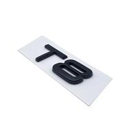 NIBOTT ABS Letras números Emblema T0 T3 T4 T5 T6 T8 V8 AWD Tapa del Maletero Insignia Etiqueta engomada del Coche Apto for Volvo Negro Brillante Negro Mate Cromo (Color : Glossy Black T8)