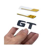 NIBOTT Calcomanía for Maletero Trasero de ABS 3D, Emblema, Insignia, Pegatina Apta for Mercedes AMG GT RSC GTR GTS GTC V8biturbo C190, Accesorios for Coche(Glossy Black GT)