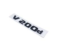 NIBOTT Emblema ABS de edición Nocturna V250d V300d con Letras 3D, Apto Fit For Mercedes Benz Clase V W447, Insignia de Coche, Placa con Nombre for Maletero, Pegatina con Logotipo (Color : Glossy blac