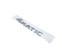 NIBOTT Emblema ABS de edición Nocturna V250d V300d con Letras 3D, Apto Fit For Mercedes Benz Clase V W447, Insignia de Coche, Placa con Nombre for Maletero, Pegatina con Logotipo (Color : Silver 4Mat