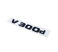 NIBOTT Emblema ABS de edición Nocturna V250d V300d con Letras 3D, Apto Fit For Mercedes Benz Clase V W447, Insignia de Coche, Placa con Nombre for Maletero, Pegatina con Logotipo (Color : Glossy blac