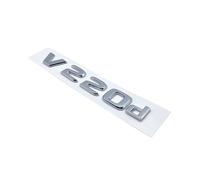 NIBOTT Emblema de edición Nocturna for Letras 3D V260L V220d V250d V300d Apto for Mercedes Benz V W447, Placa de identificación del Maletero, Logotipo Adhesivo(Silver V220d)