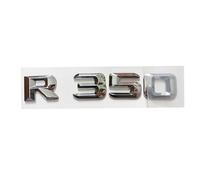 NIBOTT Emblema de Letras for la Parte Trasera del Maletero del Coche, Cromado Plateado, R 350", Apto for Mercedes Benz Clase R R350