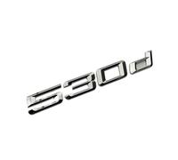 NIBOTT Emblema de Maletero de Coche ABS 3D, Logotipo Apto for BMW 520i 525i 530i 535i 520d 525d 530d Xdrive E60 E39 E34 F10, Accesorios Adhesivos de Letras(530 d)