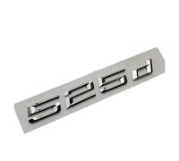 NIBOTT Emblema de Maletero de Coche ABS 3D, Logotipo Apto for BMW 520i 525i 530i 535i 520d 525d 530d Xdrive E60 E39 E34 F10, Accesorios Adhesivos de Letras (Color : 525 d)