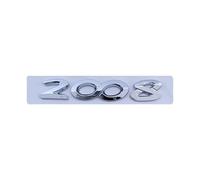 NIBOTT Etiqueta engomada de Las Letras del Coche del Cromo del ABS 3D Insignia del Emblema del Tronco Trasero Apto for Peugeot 2008 3008 4008 5008 Accesorios de Las Letras del Logotipo
