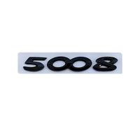 NIBOTT Etiqueta engomada de Las Letras del Coche del Cromo del ABS 3D Insignia del Emblema del Tronco Trasero Apto for Peugeot 2008 3008 4008 5008 Accesorios de Las Letras del Logotipo
