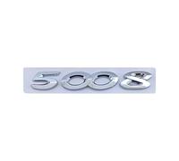 NIBOTT Etiqueta engomada de Las Letras del Coche del Cromo del ABS 3D Insignia del Emblema del Tronco Trasero Apto for Peugeot 2008 3008 4008 5008 Accesorios de Las Letras del Logotipo
