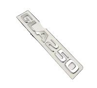 NIBOTT Insignia 3D ABS GLA 250 for Logotipo GLA250, Emblema for Maletero de Coche, Pegatina de Letras aptas for Mercedes GLA250 X156 H247 2014 2015 2021 2018, Accesorios(Chrome 17-23)