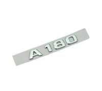 NIBOTT Insignia de Emblema de Maletero de Letras cromadas ABS 3D for Mercedes A35 AMG A45 A220 A260 A180 A200 W176 W177, Accesorios Adhesivos con Logotipo (Color : A 180, Size : 2017-2022)