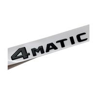 NIBOTT Insignia del Maletero Trasero del Coche, Pegatina de Letras con Logotipo GLC200 GLC260 GLC300, Emblema Apto for Mercedes GLC 200, 260, 300, X253, 3D, ABS, Negro (Color : 4MATIC)