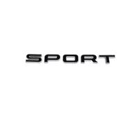NIBOTT Letras ABS 3D Deportivas sobrealimentadas HSE Si4 SDV6 SDV8, Emblema for Maletero de Coche, Pegatinas aptas for Range Rover, autobiografía Discovery (Color : Silver Black, Size : Sport)