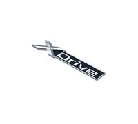 NIBOTT Letras De Números De Fuente 730d 740d 745d 750d 760d Emblema Superior ABS Apto For BMW Serie 7 Placa con Nombre For Maletero Pegatina con Logotipo Negro Cromado (Color : Silver XDrive)