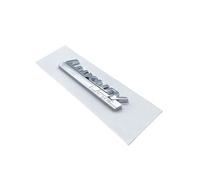 NIBOTT Letras De Números De Fuente 730d 740d 745d 750d 760d Emblema Superior ABS Apto For BMW Serie 7 Placa con Nombre For Maletero Pegatina con Logotipo Negro Cromado (Color : Silver Luxury Line)