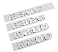 NIBOTT Letras Plateadas cromadas ABS 3D for Pegatinas de Coche E200 E220 E260 E270 E300 E320 W212 W213 Emblema del Maletero Accesorios de Insignia (Color : Chrome Silver 17-22, Size : CDI)