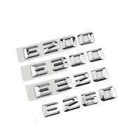 NIBOTT Letras Plateadas cromadas ABS 3D for Pegatinas de Coche E200 E220 E260 E270 E300 E320 W212 W213 Emblema del Maletero Accesorios de Insignia (Color : Chrome Silver 14-16, Size : CDI)
