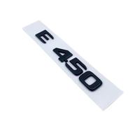 NIBOTT Letras Plateadas Negras E200 E260 E300 E400 E220d E350e E300de 4Matic ABS Emblema Apto for Mercedes Benz W213 Pegatina con Logotipo for Maletero de Coche (Color : Glossy Black, Size : E450)