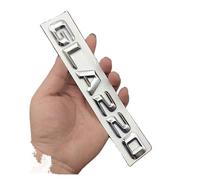 NIBOTT Logotipo 3D ABS GLA 220, Insignia Emblema GLA220, Pegatina de Letras for Maletero de Coche, Compatible con Mercedes GLA220 X156 H247 2014 2016 2017 2018, Accesorios (Color : Chrome 14-16)