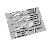 NIBOTT Logotipo Cromado ABS 3D X3 X5 X6 GT, Emblema De Coche, Calcomanía For Maletero, Apto For BMW X5 E70 E53 F15 G05 X3 X5 X6 GT Stikcer, Accesorios (Size : X6)