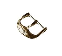 NIBOTT Mira la hebilla for el logotipo Ajuste for los accesorios de reloj de acero inoxidable de acero inoxidable de Rolex.(16mm Golden-Logo)
