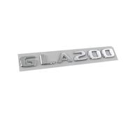 NIBOTT Pegatina for Letras del Emblema del GLA200 for Logotipo Cromado ABS 3D for el Maletero del Coche, Compatible for Mercedes Benz GLA 200 X156 H247, Accesorios(GLA200 Chrome)