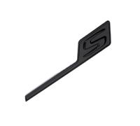 NIBOTT Pegatinas con Logotipo 3D ABS for Maletero de Coche, Insignias aptas for Mercedes S, Emblema AMG A45 W176 CLA45 C117 C63 W205 E63 W212 GLA45 X156 GLC GLE 63 (Color : Matte Black)