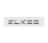 NIBOTT Pegatinas for Letras for la Parte Trasera del Coche, Emblema for el Maletero Trasero, aptas for Mercedes Benz SLK55 SLK63 SLK200 SLK230 SLK250 SLK280 SLK300 SLK320 SLK350(SLK55-Silver)
