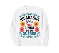 Nicaragua Flor Más Linda De Mi Querer Floral Sudadera