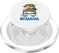 Nicaragua For Girl Nicaragüan Flag for Women Nicaraguense PopSockets PopGrip para MagSafe
