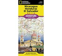 National Geographic – Mapa de aventura 3109 Nicaragua/Honduras/El Salvador 1:710.000