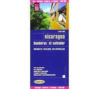 Nicaragua, Honduras, El Salvador, mapa impermeable de carreteras. Escala 1:650.000 impermeable. Reise Know-How.: Kartenbild 2seitig. Naturparks, ... and Honduras and El Salvador (1:650.000))