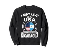 Nicaragua USA Heritage Puedo Vivir en Estados Unidos Sudadera