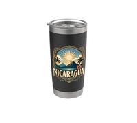 Nicaragua Volcán Centroamérica 505 Roatán Granada Yojoa Vaso térmico de acero inoxidable de doble pared