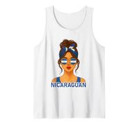 Nicaraguan Girl Nicaragua Flag Nicaraguan Girlfriend Wife Camiseta sin Mangas
