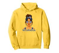 Nicaraguan Girl Nicaragua Flag Nicaraguan Girlfriend Wife Sudadera con Capucha