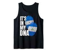 Nicaragüense y hondureño Mezcla ADN Bandera Patrimonio Camiseta sin Mangas