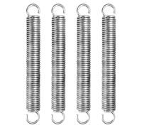 NICAVKIT 4Pcs Resortes de Tensión 150 mm con gancho, Muelles de Extensión de acero Inoxidable,Muelle Tensor Diámetro exterior 18 mm, diámetro del alambre 2,5 mm, Fuerza 13 kg