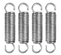 NICAVKIT 4Pcs Resortes de Tensión 80 mm con gancho, Muelles de Extensión de acero Inoxidable,Muelle Tensor Diámetro exterior 18 mm, diámetro del alambre 2,5 mm, Fuerza 13 kg