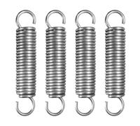 NICAVKIT 4Pcs Resortes de Tensión 90 mm con gancho, Muelles de Extensión de acero Inoxidable,Muelle Tensor Diámetro exterior 18 mm, diámetro del alambre 2,5 mm, Fuerza 13 kg