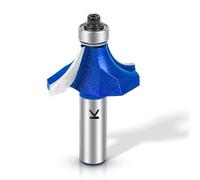 NICAVKIT Fresa de radio de 15 mm con vástago de 12 mm, brocas de fresado redondas de carburo cementado, fresas de borde para trabajar la madera