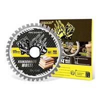 NICAVKIT Hoja de sierra circular de 125 x 22.23 mm de diámetro para madera, metal y aluminio, etc. Disco de Corte multimaterial 125 x 22.23 mm, compatible con Bosch, Makita y Dewalt, etc.