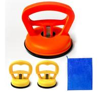 NICAVKIT Juego de 4 extractores de abolladuras para coche, grandes y pequeños, con ventosa, extractor de abolladuras, ventosa de vacío, elevador de succión para coche, teléfono móvil, cristal,