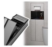 Nicchia WC incassata Portarrollos de Papel higiénico Empotrado Nicho de Ducha Armario para Papel 4 en 1 Nicho de Almacenamiento Oculto en el baño Ahorro de Espacio