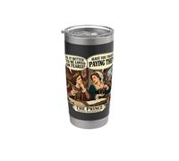 Niccolo Machiavelli Comic para entusiastas de los filósofos Vaso térmico de acero inoxidable de doble pared