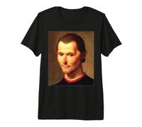 Niccolo Maquiavelo Retrato Pintura Santi 1550 Camiseta Premium
